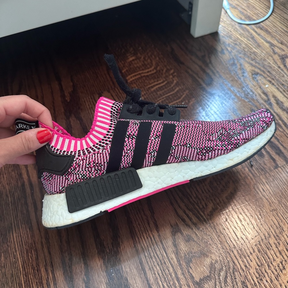 Pink adidas sneakers